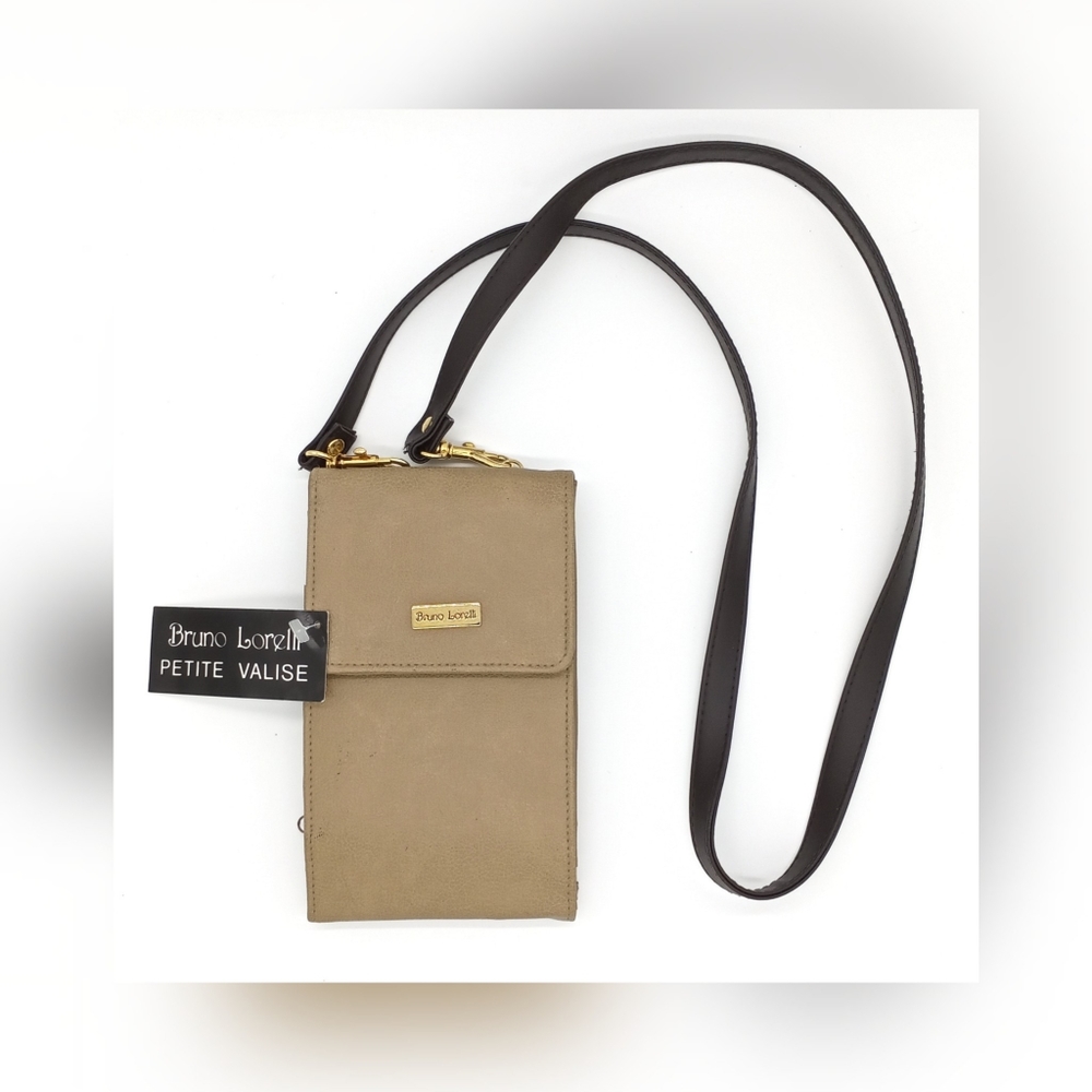 NWT Vintage Bruno Lorelli Crossbody Wallet